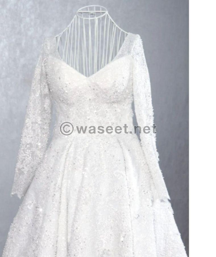 فستان عروس أبيض للبيع 1
