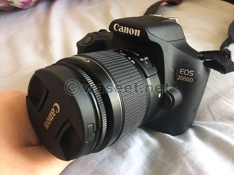 Canon 2000d camera 0