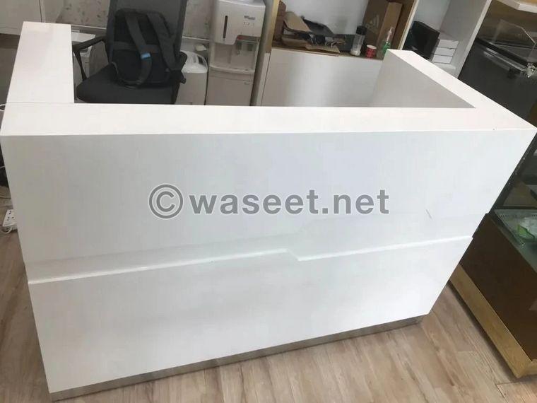 reception counter for sale 0