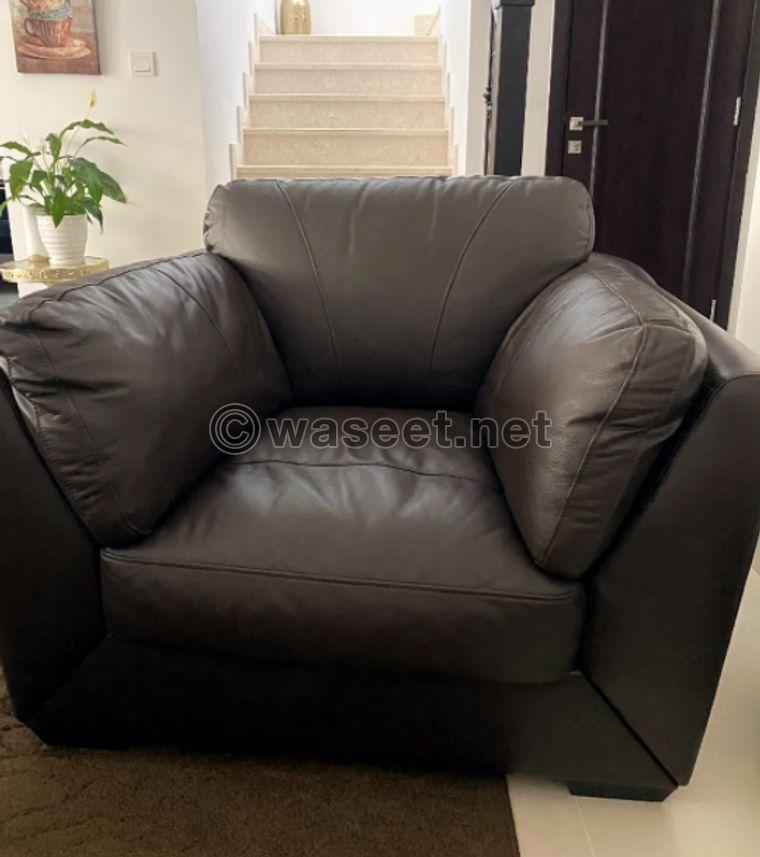 genuine leather chair 0