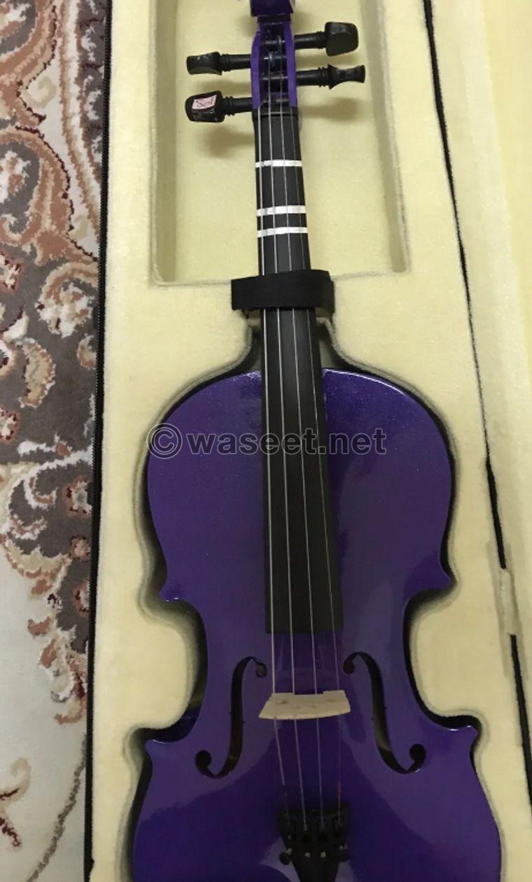 Purple violin  for sale 0