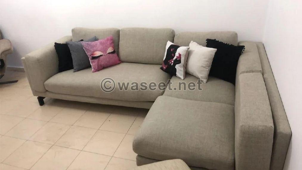 Beige sofa for sale 1