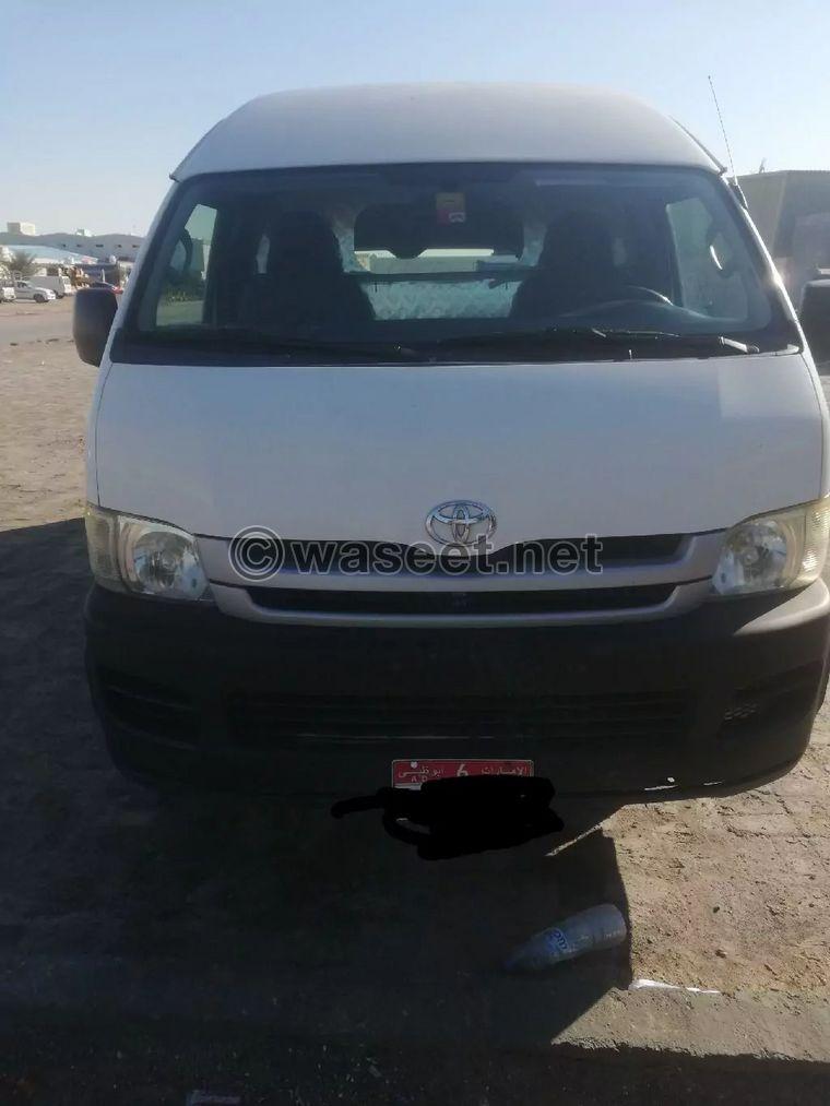 Toyota Hiace 2010 for sale 0