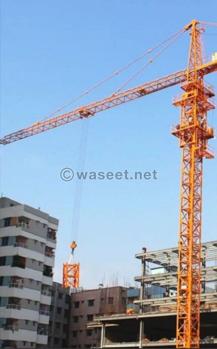 Crane Tower for sale 25 meters 0