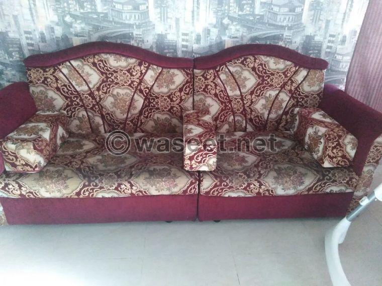 For sale wooden sofa 2