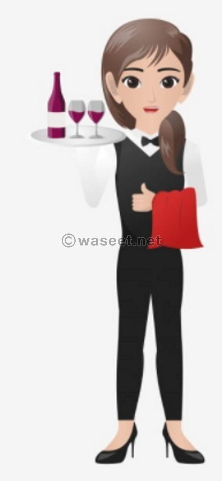Only girls waiters  are required 0