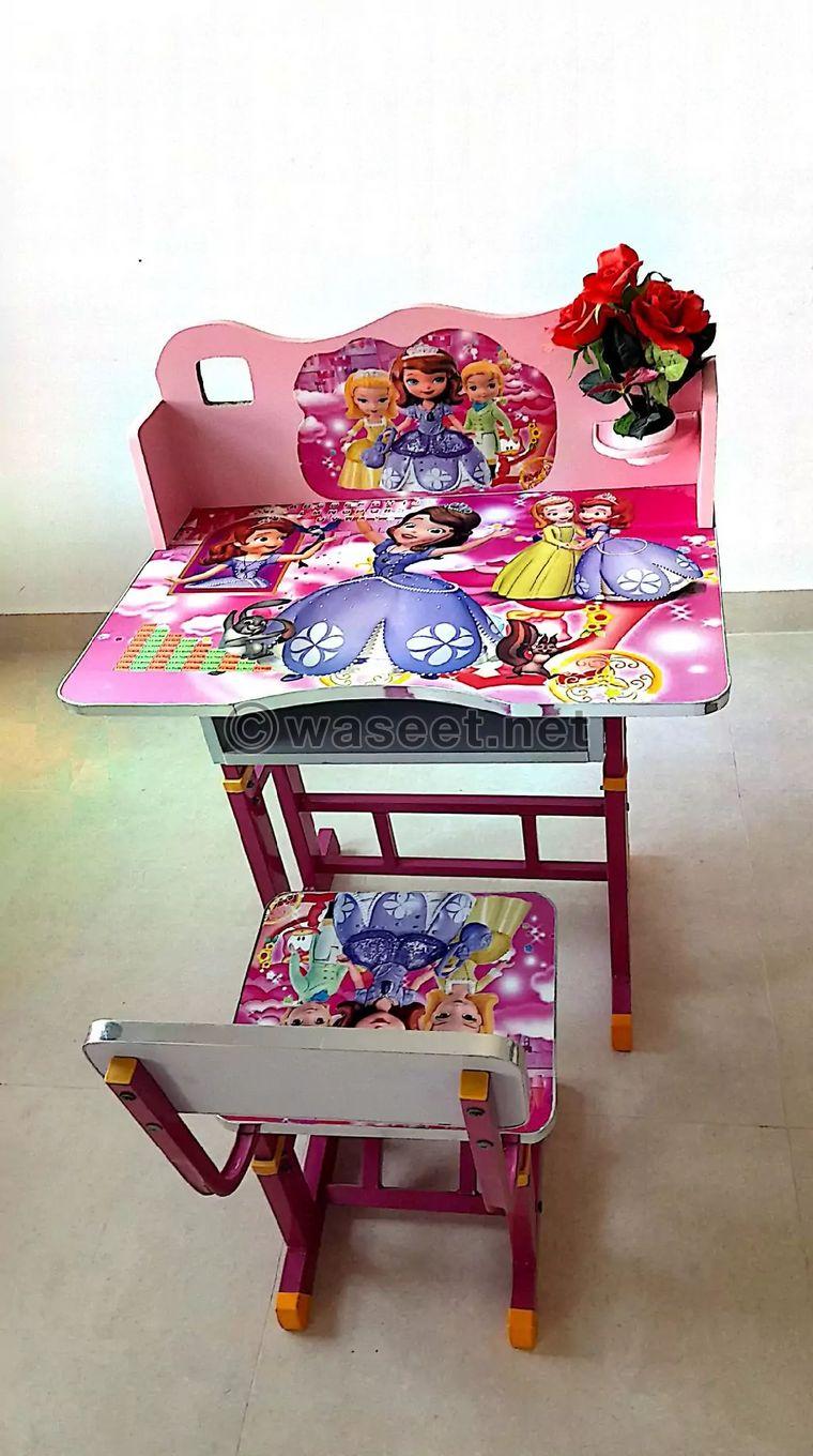Children's desk and walker 1