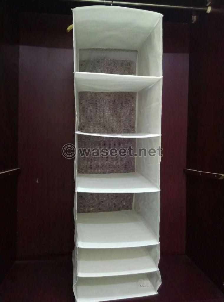 Shelves inside a cupboard 1