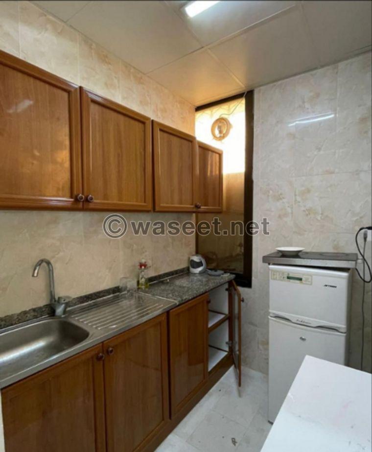 Furnished studio for rent in front of Al Wahda Mall 1
