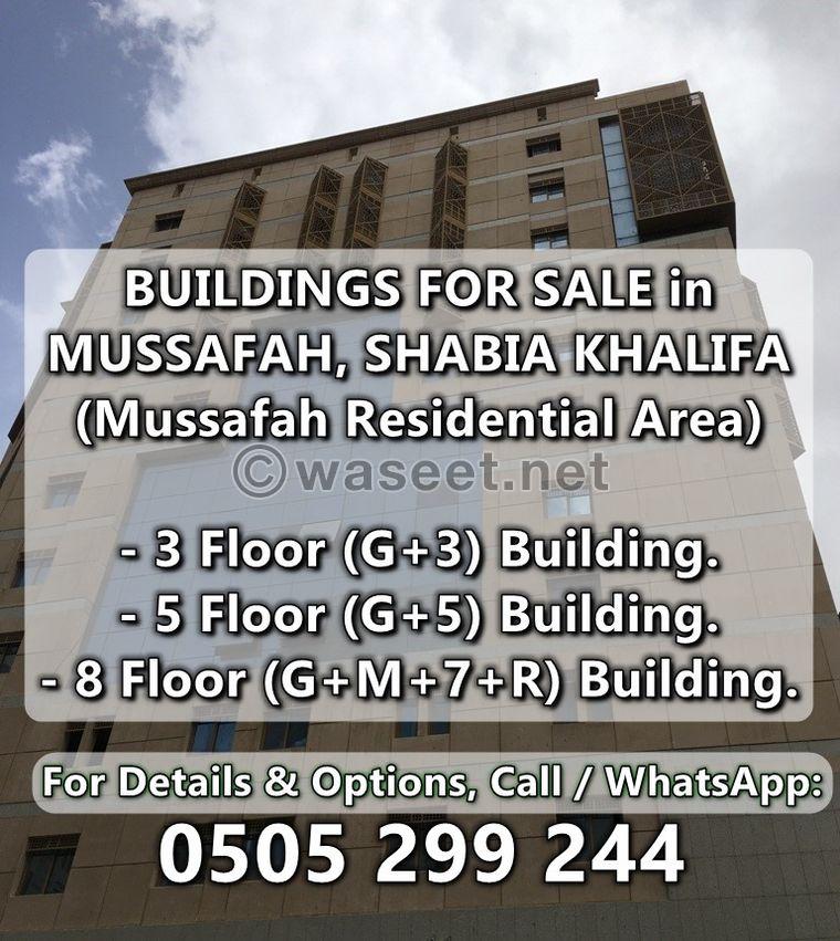 Buildings For sale in Mussafah Shabia 0
