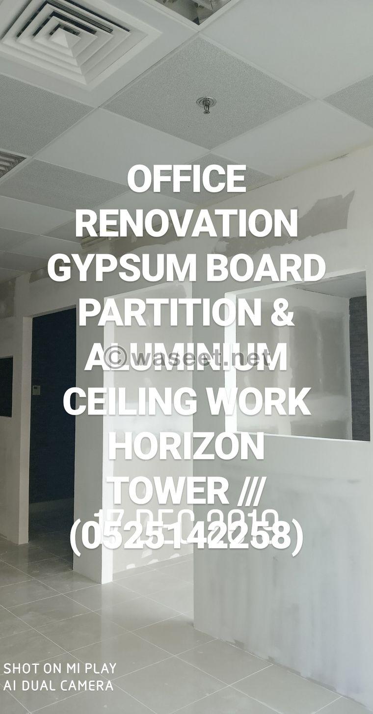 GYPSUM CEILING & PAINTING WORK CONTRACTOR 2