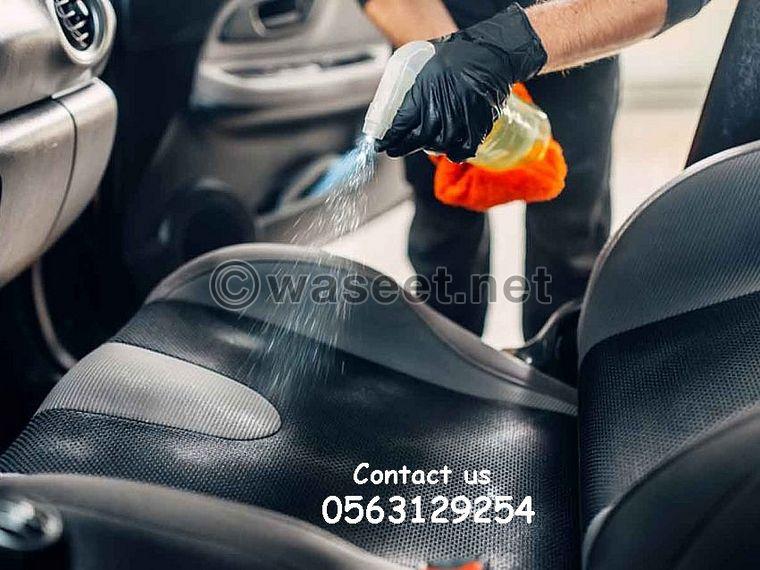 خدمات عالية الجودة لتنظيف مقاعد السيارة 0