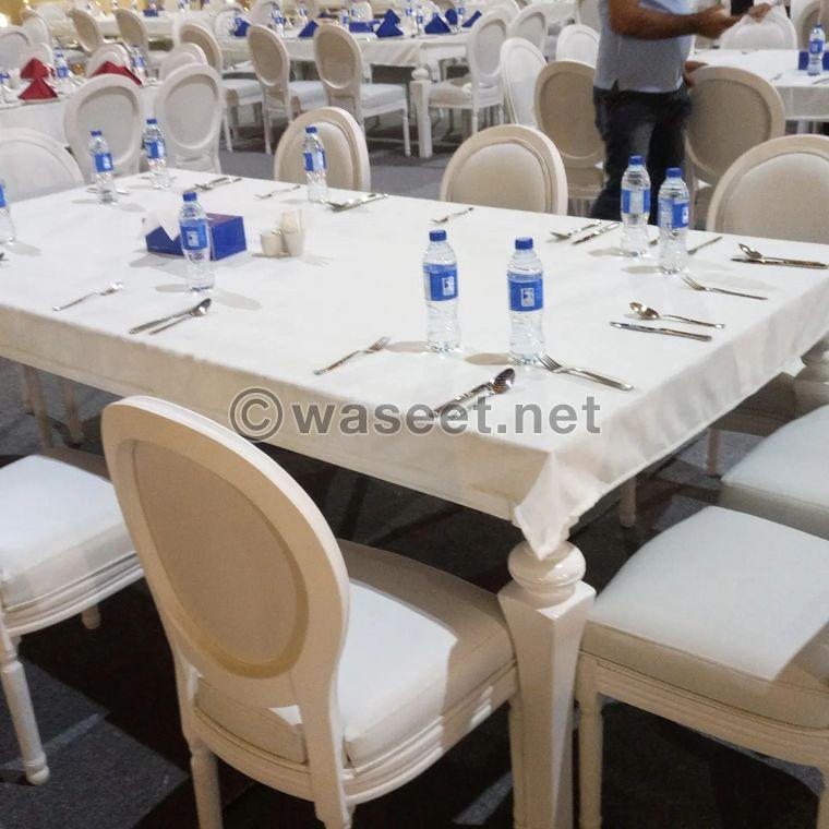 Rent tables, chairs and tents 5