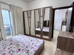 For monthly rent in Ajman, apartments and studios in various areas 