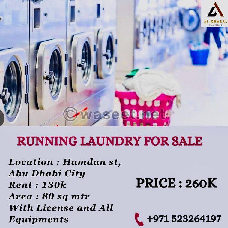Running Laundry Shop for Sale in Abu Dhabi 1