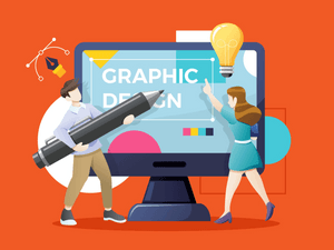 A graphic designer is required