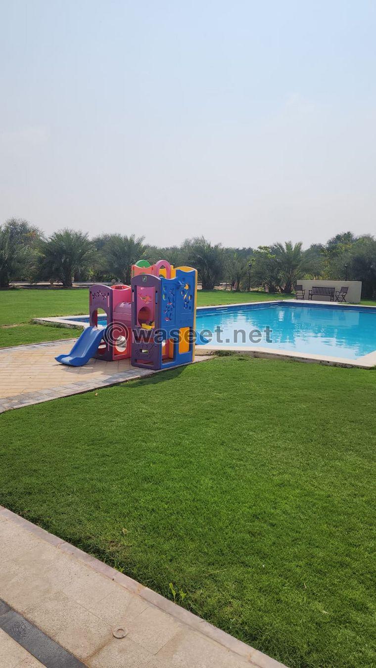 For daily rent in Ajman, a farm in Helio 0