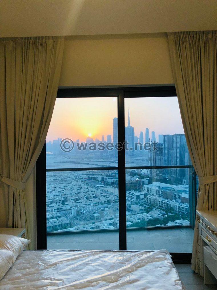 A wonderful view of Burj Khalifa furnished 4