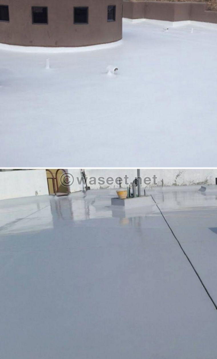 Roof insulation works for villas and buildings  0