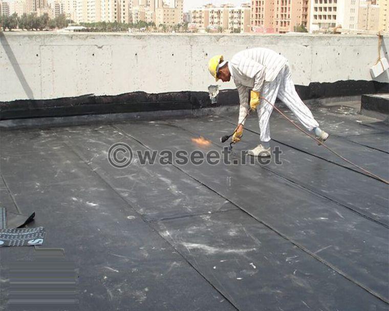 Roof insulation works for villas and buildings  1
