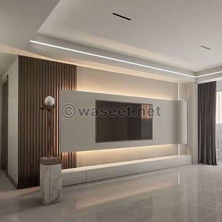 Decoration works for villas, apartments and offices  0