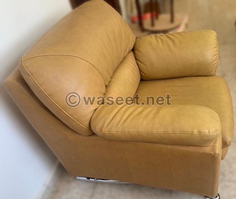 Full set leather sofa  2