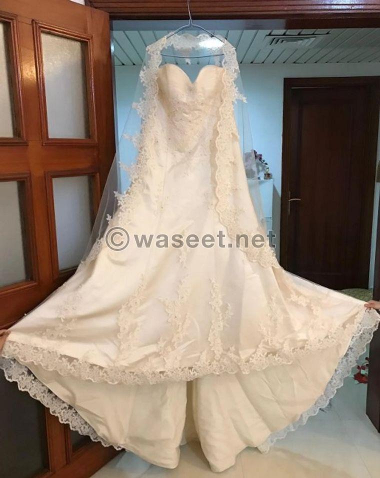 off-white wedding dress 0