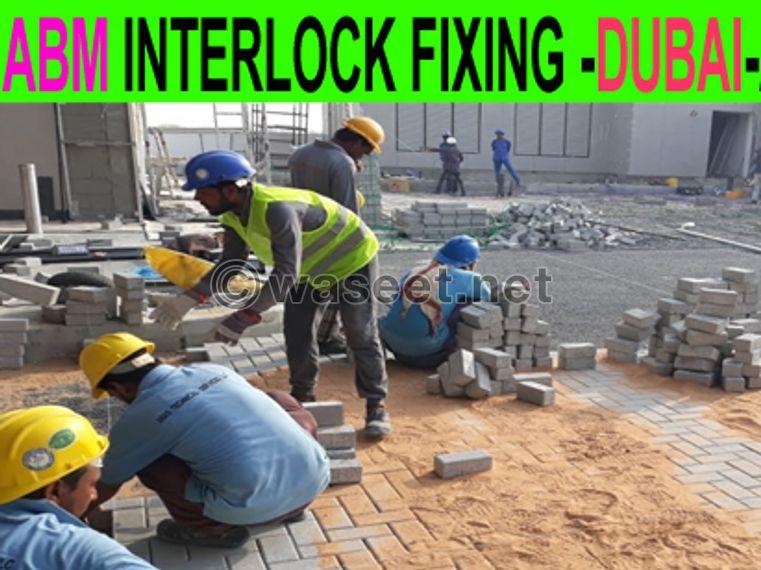Floor  Interlock Fixing Company UAE 0