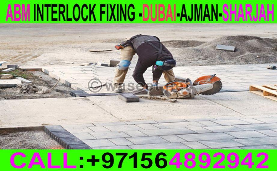 Floor  Interlock Fixing Company UAE 1
