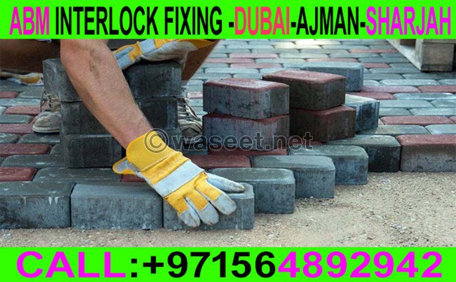 Floor  Interlock Fixing Company UAE 3
