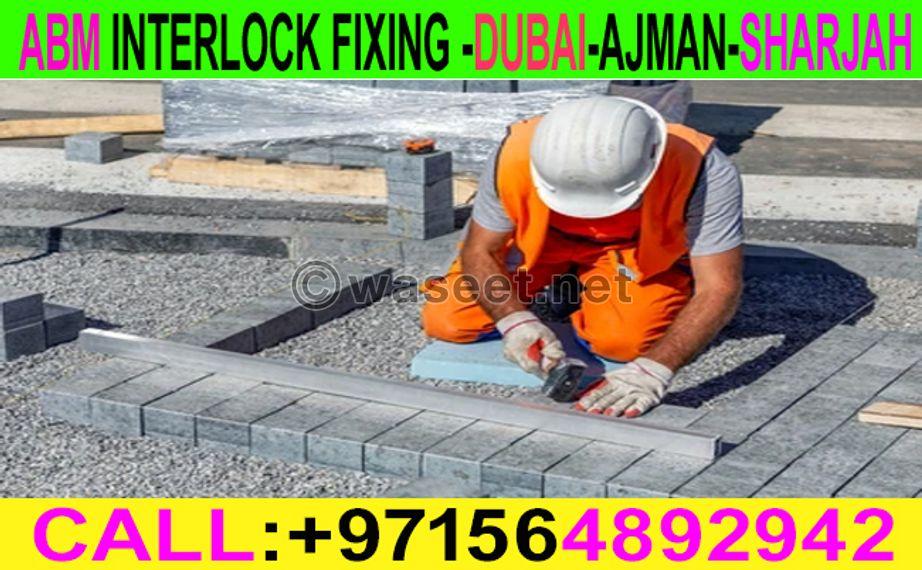 Floor  Interlock Fixing Company UAE 7