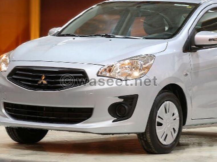 Mitsubishi Attrage for rent at an affordable price 0