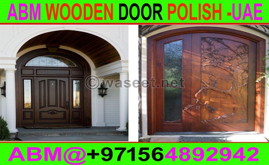 Door Polishing   Painting Works Contractor 7