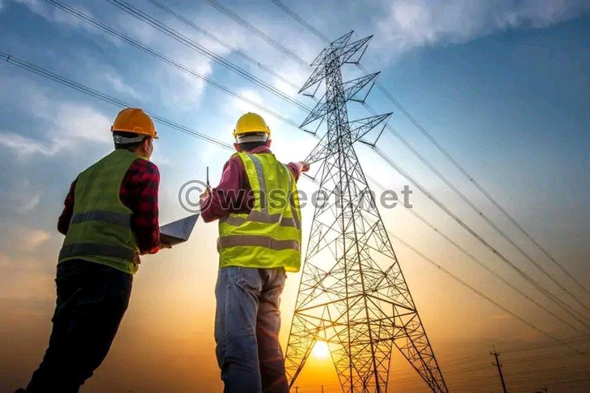 مقاول كهربائي في أبو ظبي لاعتماد المخططات والتركيبات الكهربائية   0