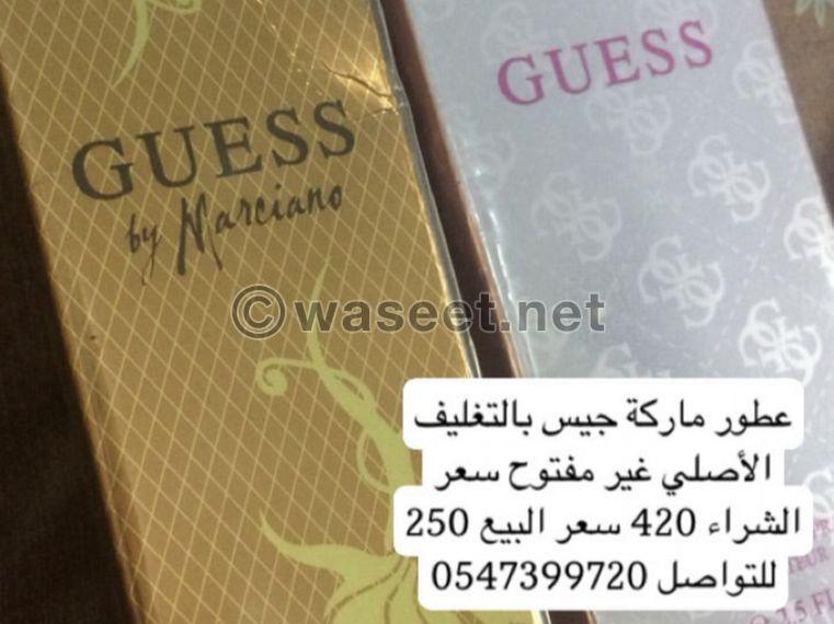 Guess original perfumes with a high concentration 0