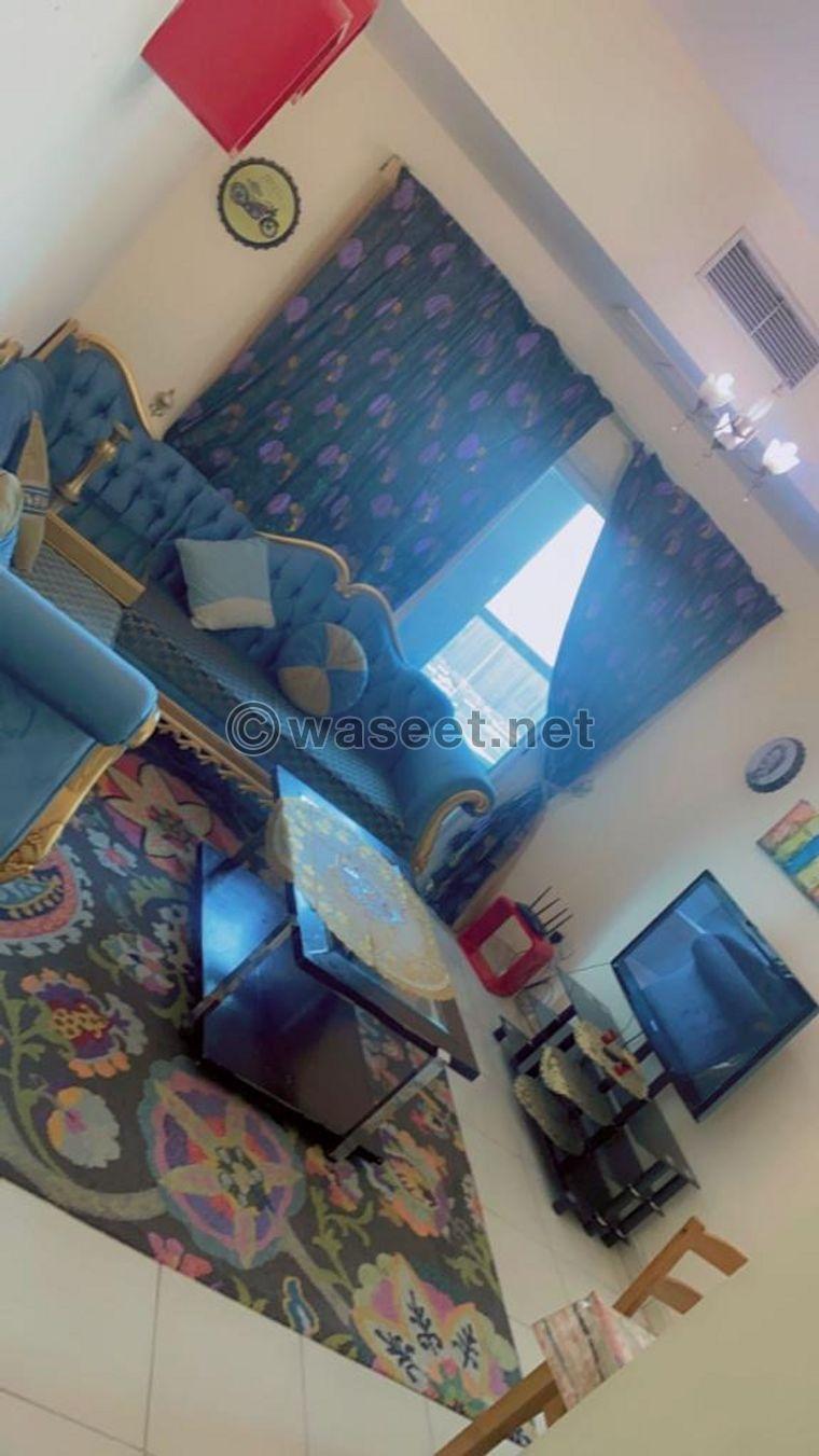 Furnished room and hall for rent in Corniche Al Khan  2
