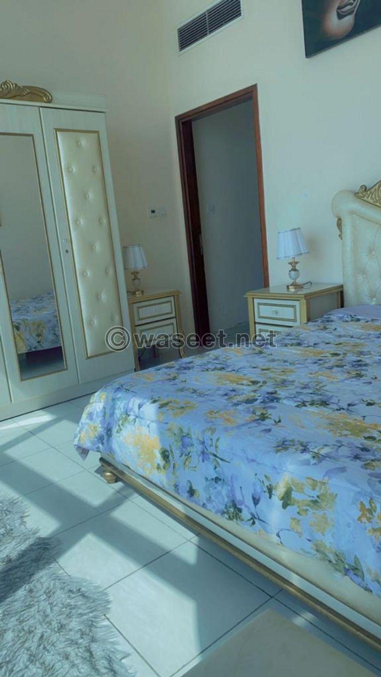 Furnished room and hall for rent in Corniche Al Khan  3