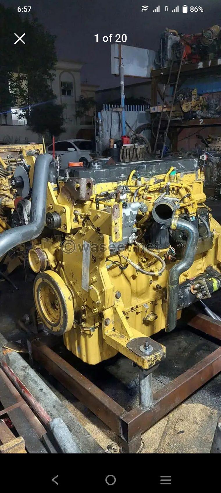 All used and new Caterpillar engine and spare parts  1