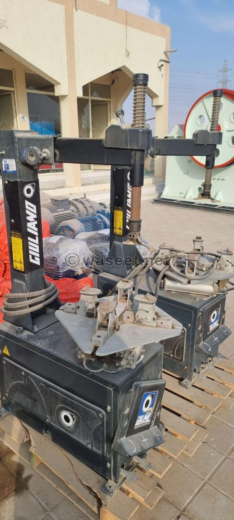 Tire removal and installation machines  10