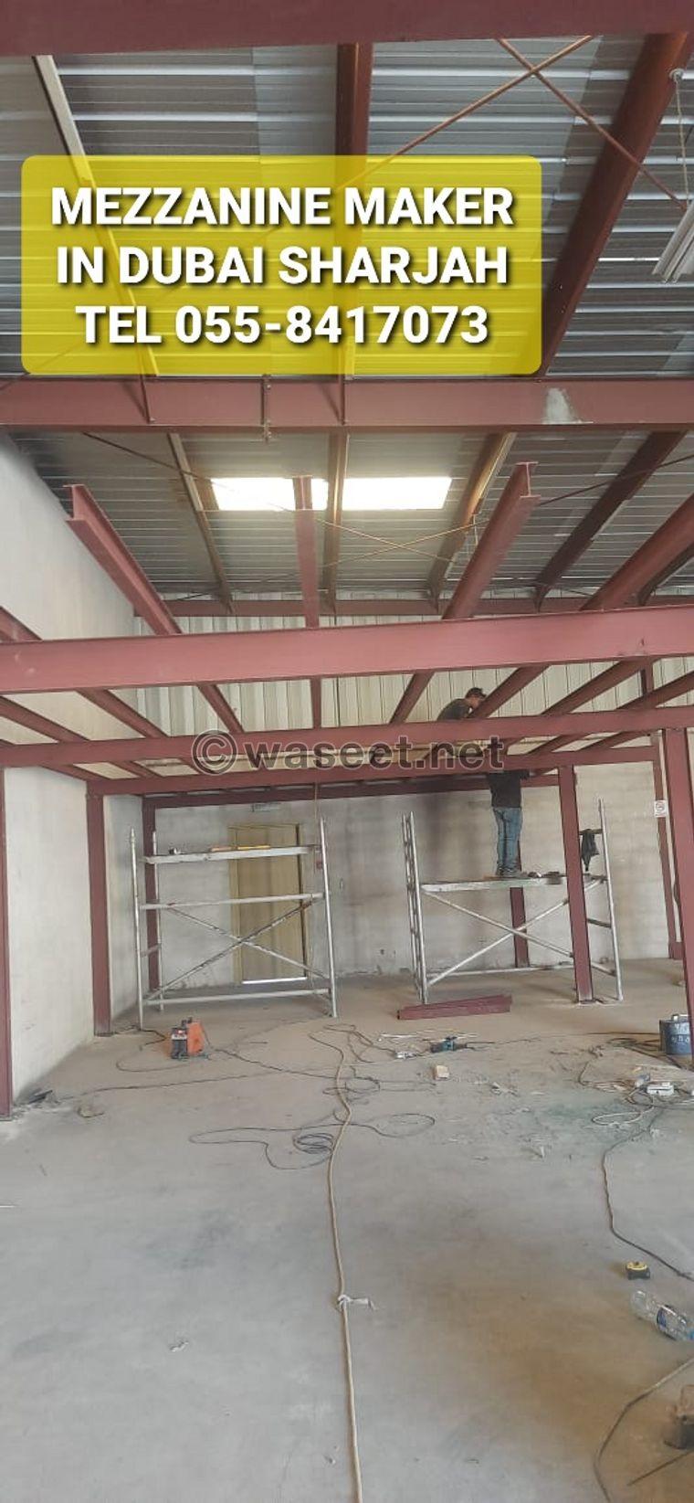 Warehouse Mezzanine floor maker Dubai  0
