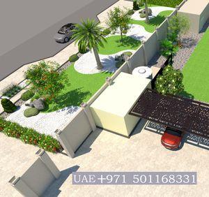 Professional designer designing gardens and agricultural projects for individuals and companies