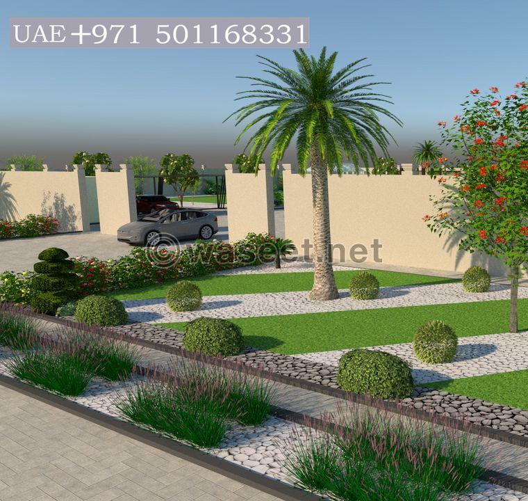 Professional designer designing gardens and agricultural projects for individuals and companies 4