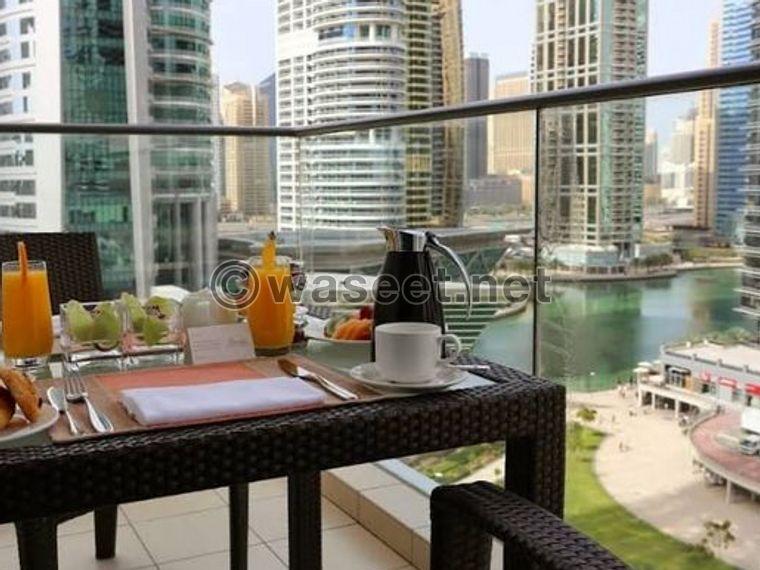 For rent in Dubai, a hotel apartment in Bonnentong Jumeirah Lakes 4