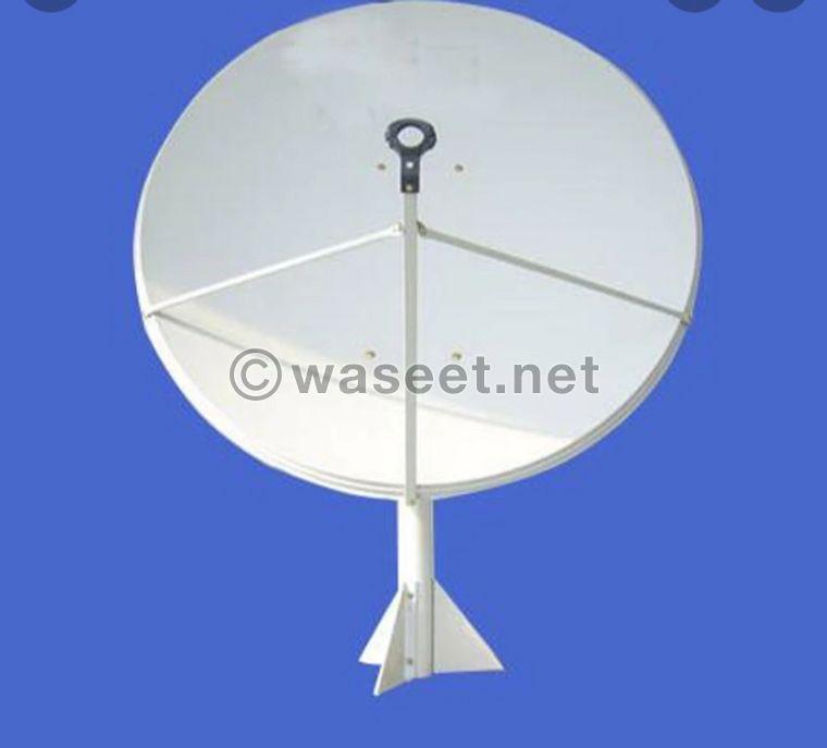 Satellite dish antenna installation 0