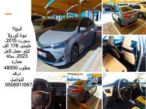 Toyota Corolla Sport Gulf model 2015 
