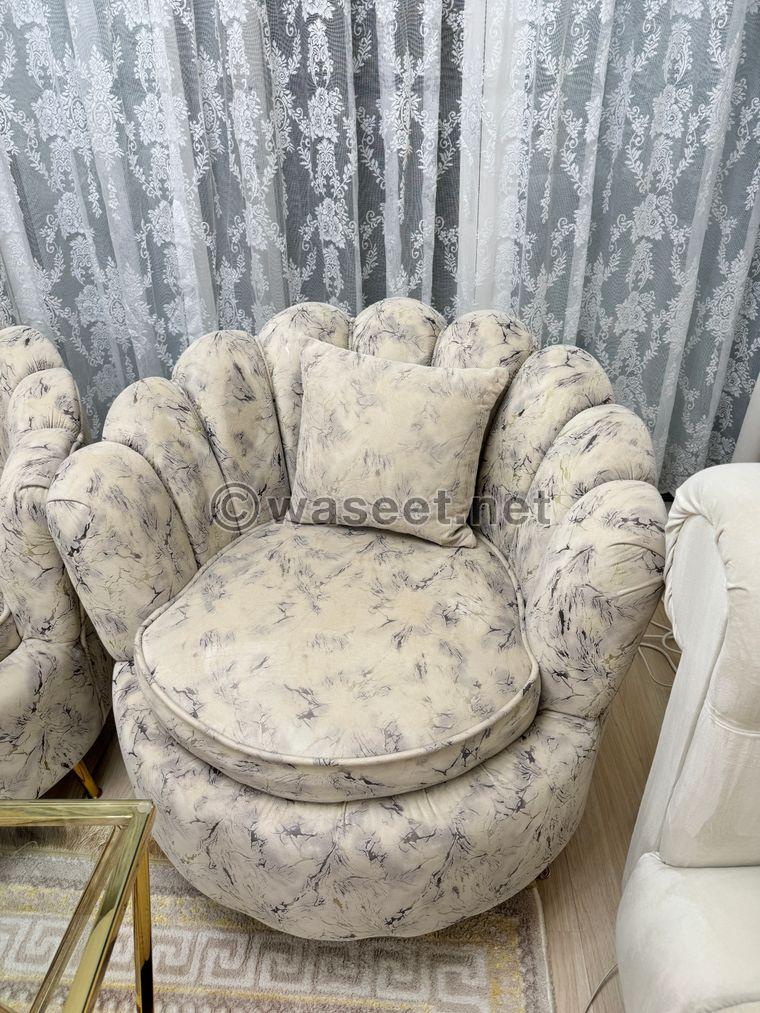 Sofas with two chairs only 3
