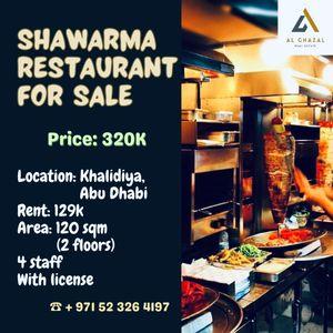 Shawarma restaurant for sale