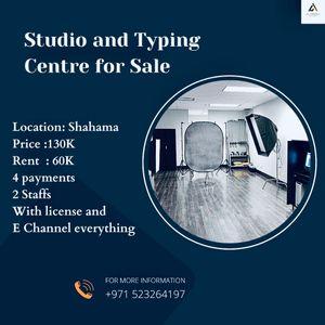 Studio and Typing Center for Sale