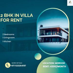 2 bhk for Rent in Villa