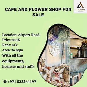 Cafe and Flower Shop for Sale